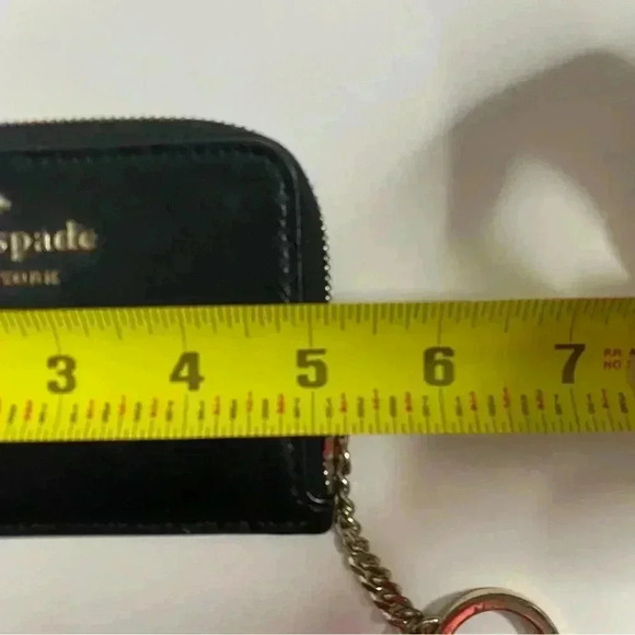 Kate Spade Black Madison Medium L-zip Card Holder - Picture 3 of 8